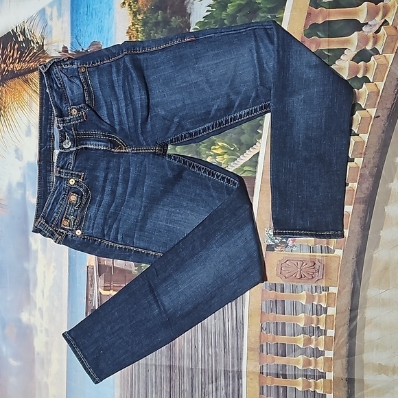 True Religion Super Skinny Ankle‎ Big T Jeans Size 30 - Picture 1 of 6